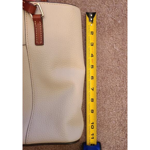 Dooney & Bourke Lexington Pebble Grain Bone Shoulder Handbag - Picture 11 of 16